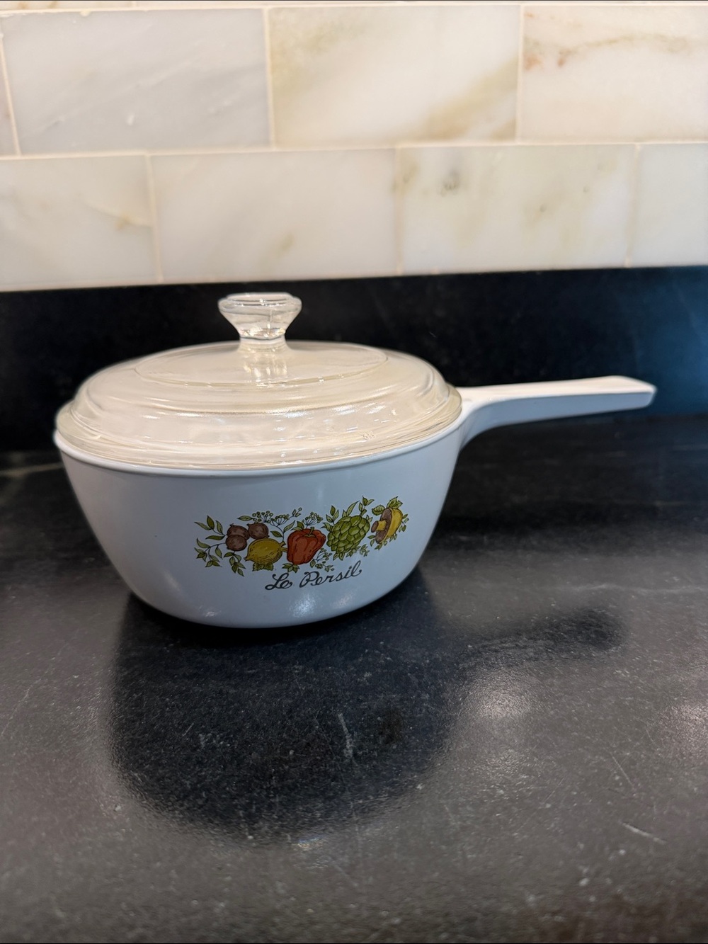 CORNING WARE LA SAUGE, P-81-B SAUCE PAN W/ LID, 1 PINT, BEAUTIFUL CONDITION